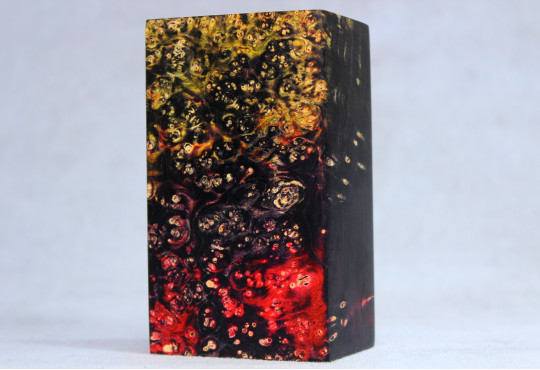 Stabilized Maple Burl Wood Mod Block